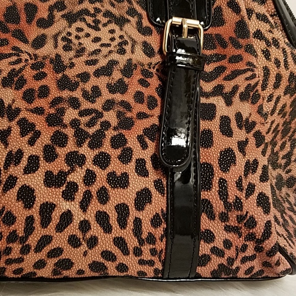 Brown Leopard Print Handbag - Picture 3 of 6